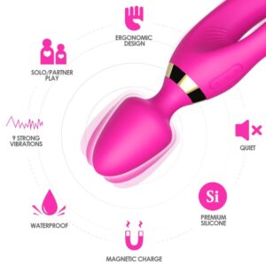 Armony — Rabbit Vibrator, Fuchsia — Rabbit Vibrators — view 3