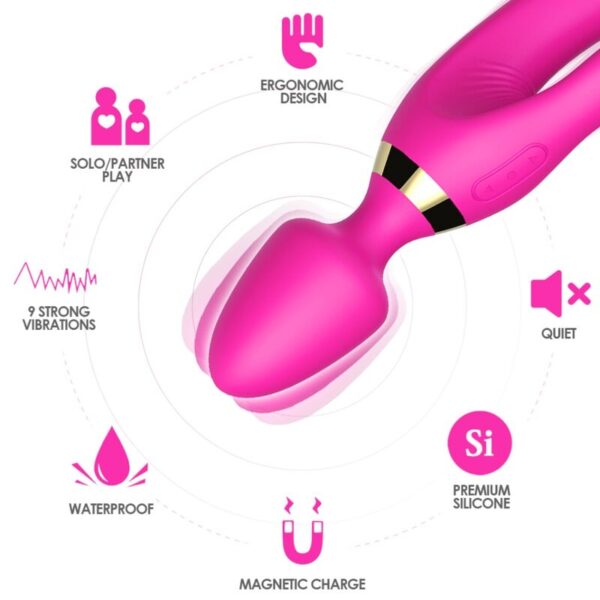 Armony — Rabbit Vibrator, Fuchsia — Rabbit Vibrators — view 3