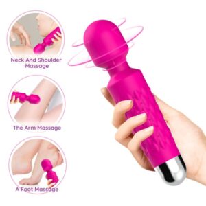 Armony Postman — Wand Massager, Fuchsia — Clitoral Stimulators