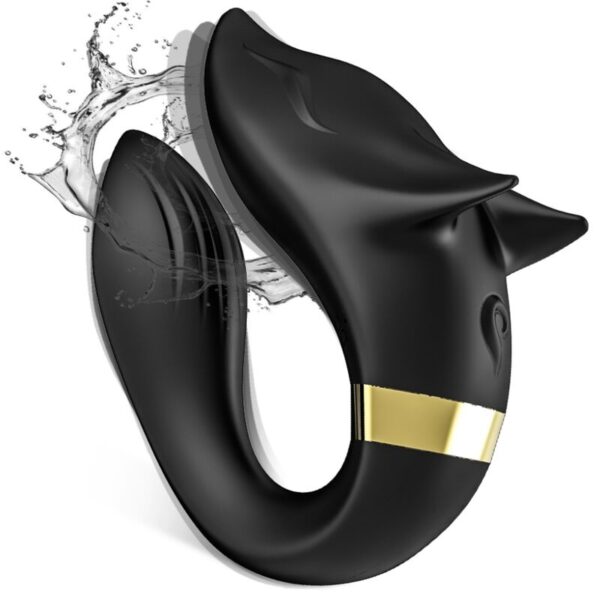 Armony Fox — Couples Vibrator, Waterproof, Black — view 2