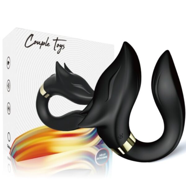 Armony Fox — Couples Vibrator, Waterproof, Black — view 4