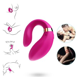 Armony Crescent — Couples Vibrator, Waterproof, Fuchsia — view 2