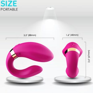 Armony Crescent — Couples Vibrator, Waterproof, Fuchsia — view 3