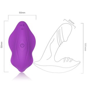 Armony Whistle — Wearable Vibrator, Remote Control, Purple — Clitoral Stimulators — view 2