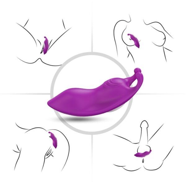 Armony Honeybee — Panty Vibrator, Remote Control, Purple — Clitoral Stimulators — view 11