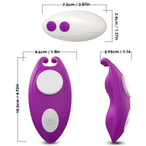 Armony Honeybee — Panty Vibrator, Remote Control, Purple — Clitoral Stimulators — view 9