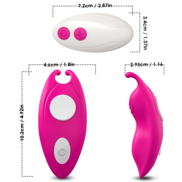 Armony Honeybee — Panty Vibrator, Remote Control, Fuchsia — Clitoral Stimulators — view 5