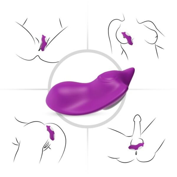 Armony Butterfly — Panty Vibrator, Remote Control, Purple — Clitoral Stimulators — view 2