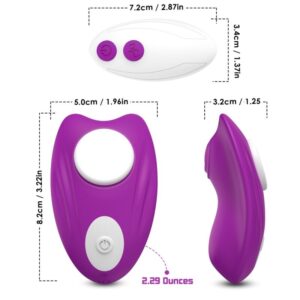 Armony Butterfly — Panty Vibrator, Remote Control, Purple — Clitoral Stimulators — view 3