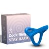 Armony Tresor Double — Cock Ring, Silicone, Blue — Classic Cock Rings