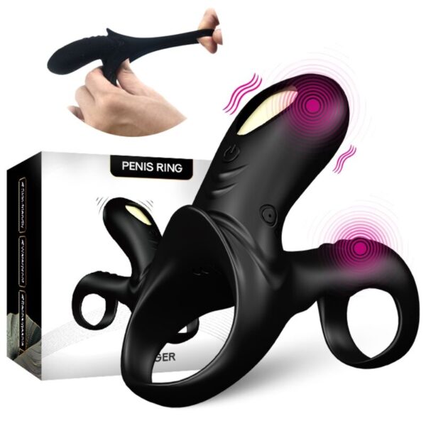 Armony Ranger — Vibrating Cock Ring, Black — Cock Rings — view 5