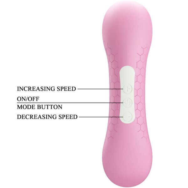 Romance Emerald — Air Pulse Stimulator, Rechargeable, Pink — Clitoral Stimulators — view 6