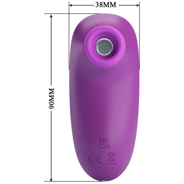 Romance Adora Mini — Air Pulse Stimulator, Rechargeable, Violet — Clitoral Stimulators — view 6