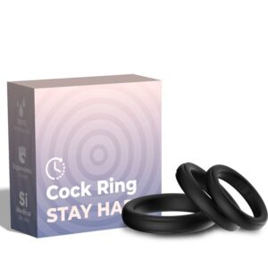 Armony Triple — Cock Ring Set, Silicone, Luminous — Classic Cock Rings