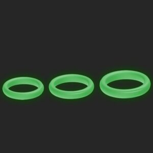 Armony Triple — Cock Ring Set, Silicone, Luminous — Classic Cock Rings — view 2