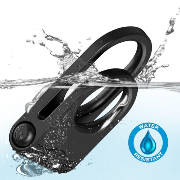 Armony Twins — Vibrating Cock Ring, Black — Cock Rings
