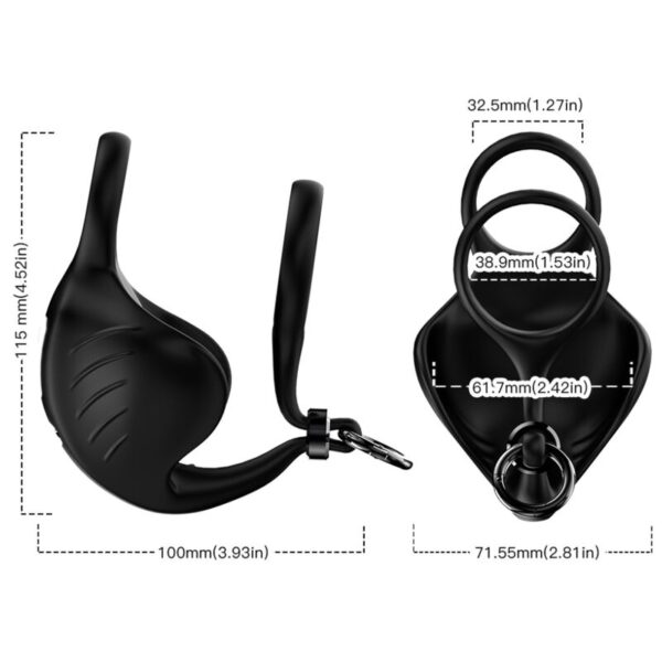 Armony Manta — Vibrating Cock Ring, Remote Control — Cock Rings — view 2