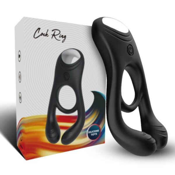 Armony Veyron — Vibrating Cock Ring, Black — Cock Rings — view 3