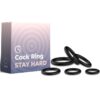 Armony Rings — Cock Ring Set, Silicone, Black — Classic Cock Rings