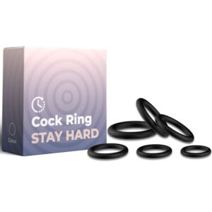 Armony Rings — Cock Ring Set, Silicone, Black — Classic Cock Rings
