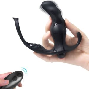 Armony Knight — Prostate Massager, Remote Control, Black — Cock Rings