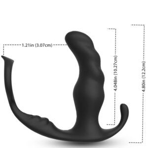 Armony Knight — Prostate Massager, Remote Control, Black — Cock Rings — view 4