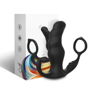 Armony Knight — Prostate Massager, Remote Control, Black — Cock Rings — view 2
