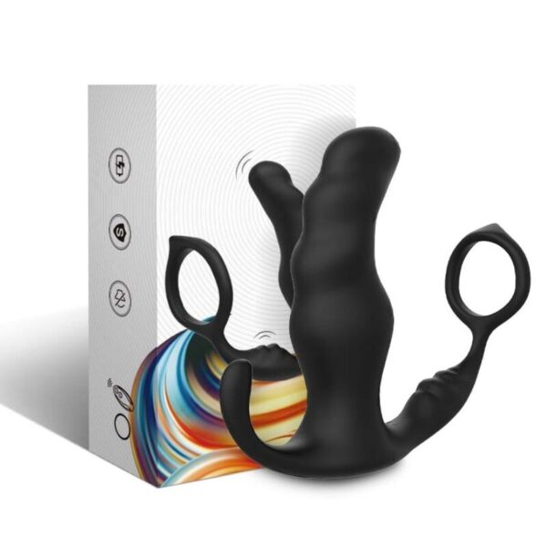 Armony Knight — Prostate Massager, Remote Control, Black — Cock Rings — view 2