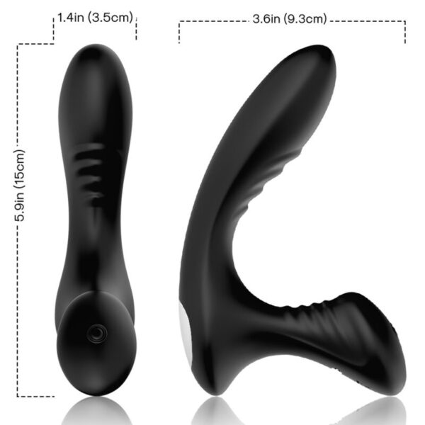 Armony Storm — Prostate Massager, Remote Control, Black — Anal — view 3