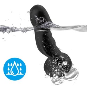 Armony — Vibrating Dildo, Remote Control, 18.6 cm, Black — Anal — view 3