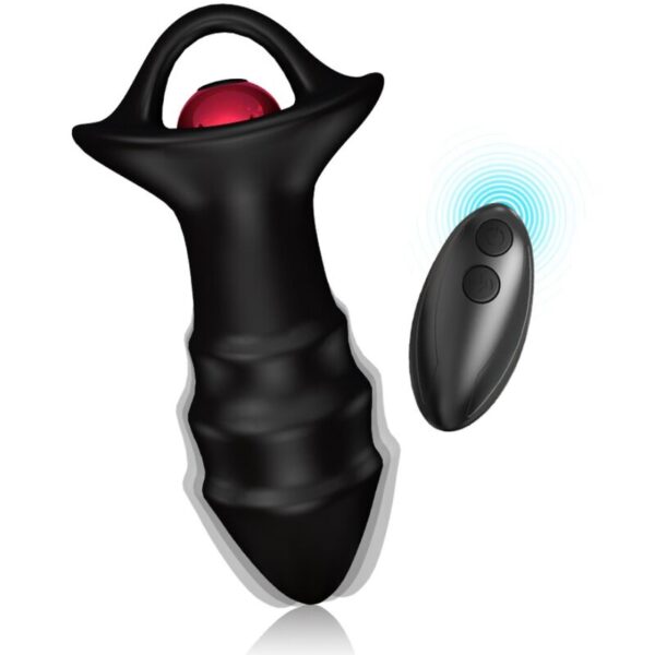 Armony Kylin Finger — Vibrating Butt Plug, Remote Control, Black — Anal