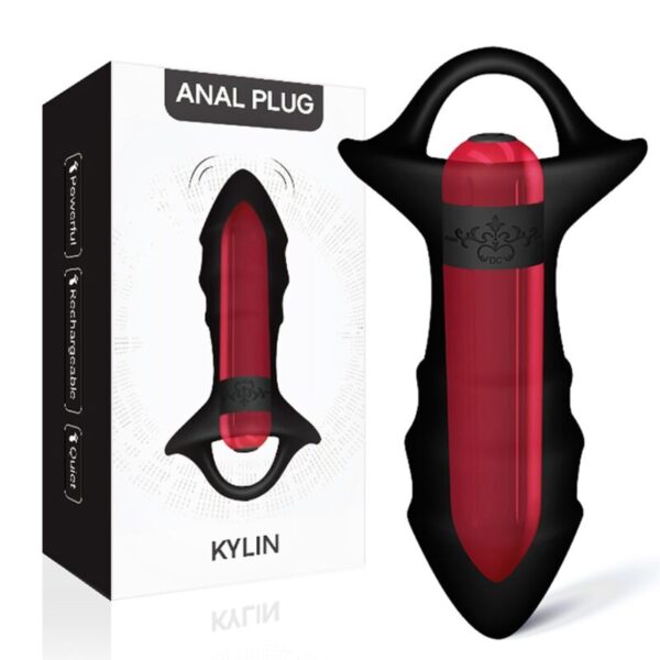 Armony Kylin Finger — Vibrating Butt Plug, Remote Control, Black — Anal — view 3