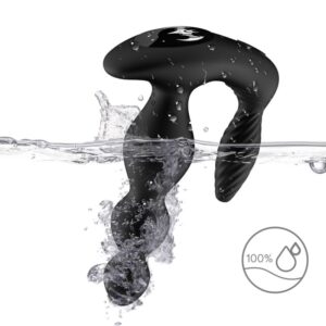 Armony Manfun — Vibrating Butt Plug, Remote Control, Black — Anal — view 3