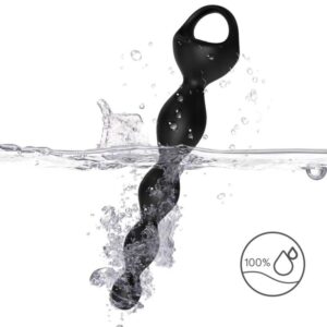 Armony Finger — Vibrating Butt Plug, 21 cm, Black — Anal — view 3