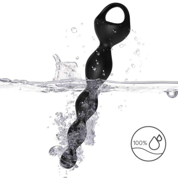 Armony Finger — Vibrating Butt Plug, 21 cm, Black — Anal — view 3