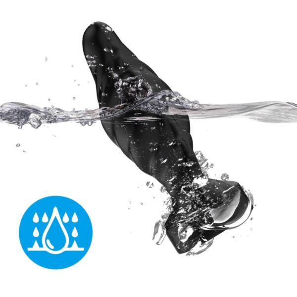 Armony — Vibrating Butt Plug, Remote Control, 10.3 cm, Black — Anal — view 2