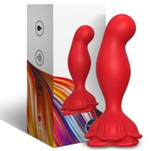 Armony — Vibrating Butt Plug, Remote Control, 12 cm, Red — Anal — view 2