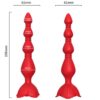 Armony Pagoda — Vibrating Butt Plug, 19.6 cm, Red — Anal