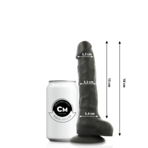 Cock Miller Cocksil — Realistic Dildo, Dual Density, 18 cm, Black — Dildos — view 2