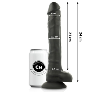 Cock Miller Cocksil — Realistic Dildo, Dual Density, 24 cm, Black — Dildos — view 2