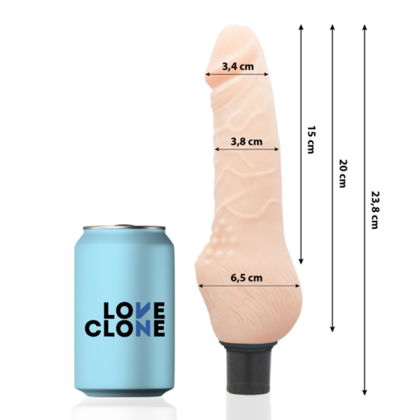 Loveclone Daven — Realistic Vibrator, 23.8 cm — Realistic Vibrators — view 3