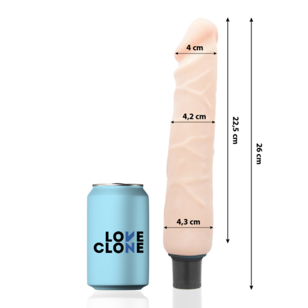 Loveclone Jansen — Realistic Vibrator, 26 cm — Realistic Vibrators — view 2