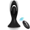 Armony — Vibrating Butt Plug, Silicone, 10.3 cm, Black — Anal