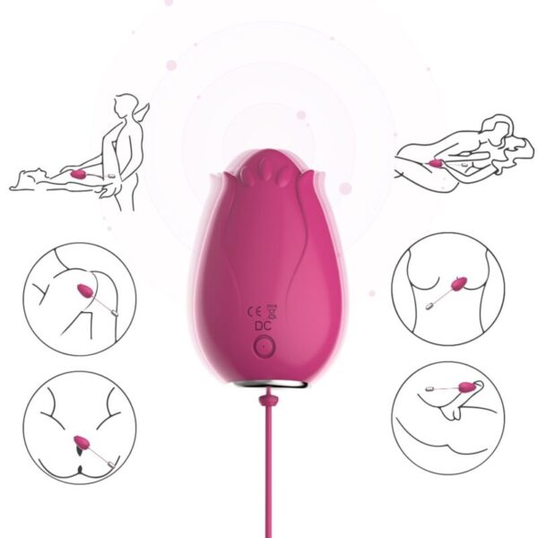 Armony Mandala — Vibrating Egg, Remote Control, Fuchsia — Clitoral Stimulators — view 4