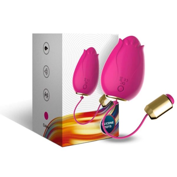 Armony Mandala — Vibrating Egg, Remote Control, Fuchsia — Clitoral Stimulators — view 2