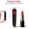 Armony Rocket — Bullet Vibrator, Rechargeable, Black and Red — Bullet Vibrators
