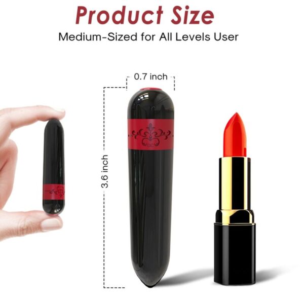 Armony Rocket — Bullet Vibrator, Rechargeable, Black and Red — Bullet Vibrators