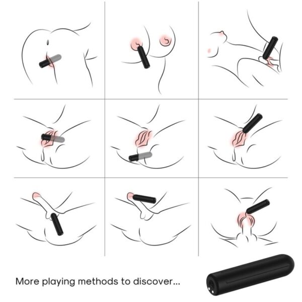 Armony Warhead — Bullet Vibrator, Remote Control, Black — Bullet Vibrators — view 5