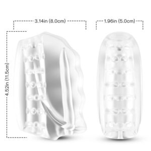 Armony Master — Vibrating Masturbator, Rechargeable, Transparent — Male Masturbators — view 3