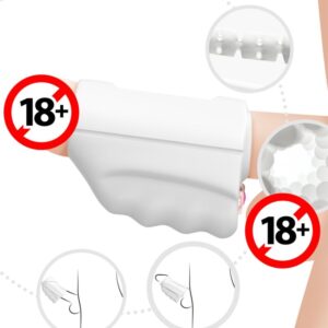 Armony Master — Vibrating Masturbator, Rechargeable, White — Male Masturbators — view 4